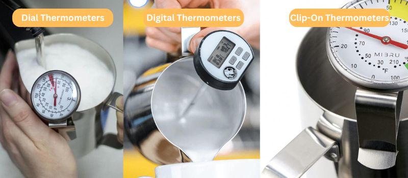 Different Types of Frothing Milk Thermometers