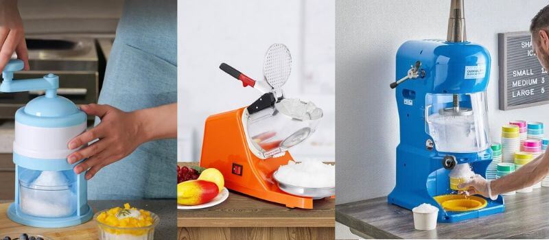 Different Types of Home Ice Shaver Machines